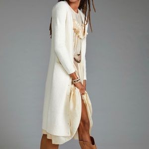 NWT Anthropologie Pilcro Classic Longline Cardigan